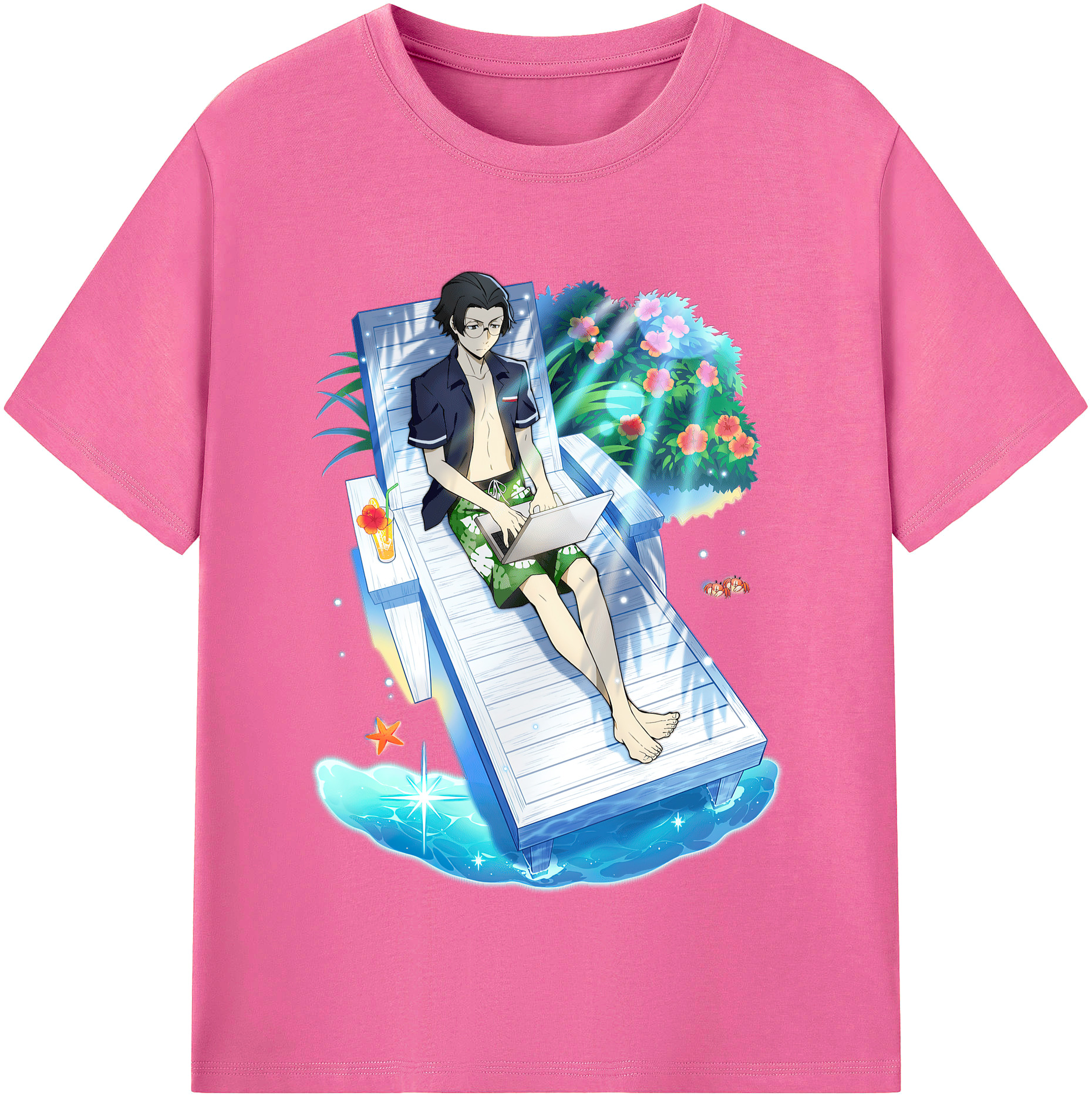 （画像用） 文豪ストレイドッグス Bungo Stray Dogs レディースカジュアルプリントTシャツ（綿100％）